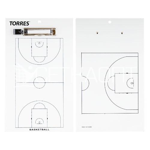 Тактическая доска для баскетбола "TORRES" TR1003B